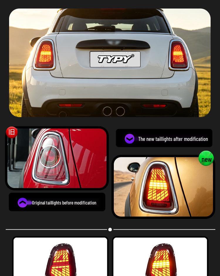 LED Flowing Turn Signal Rear Tail Light Assembly for 07-13 BMW MINI R56/R57/R58/R59.