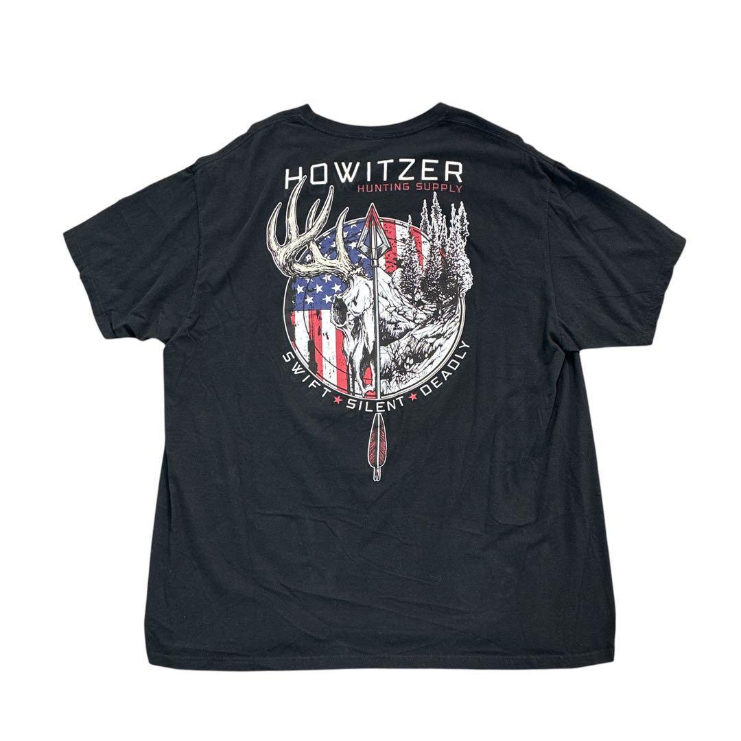 

[USED] 7TSM 2HOWITZER Imported Used T-Shirt, Black, Size 3L