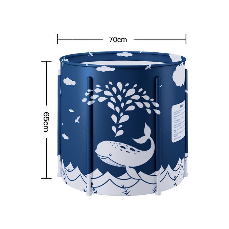 Foldable Adult & Children's Padded Soaking Tub - Large Size, Full Body, Sweat Steaming Bath Bucket