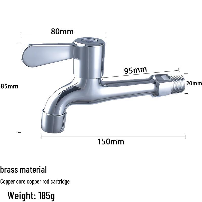 Outdoor Wall-Mounted Washing Machine Faucet