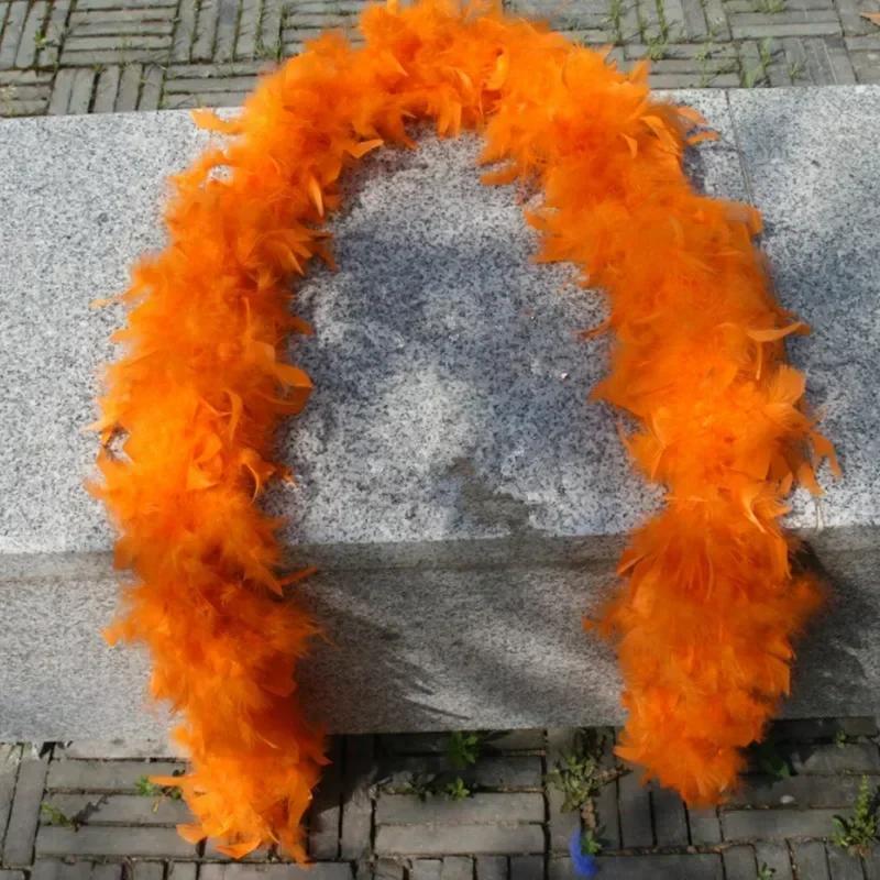 DIY 2 Metros 80 Gramas Super Espesso Penas de Peru Boa Tira Lenço/Festa Penas de Marabu para Roupas Plumas Penas de Casamento Decoração
