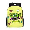 Zaino Mike Wazowski Uomo Donna Casual Borsa per Libri per College Scuola Borse Mostro Carine