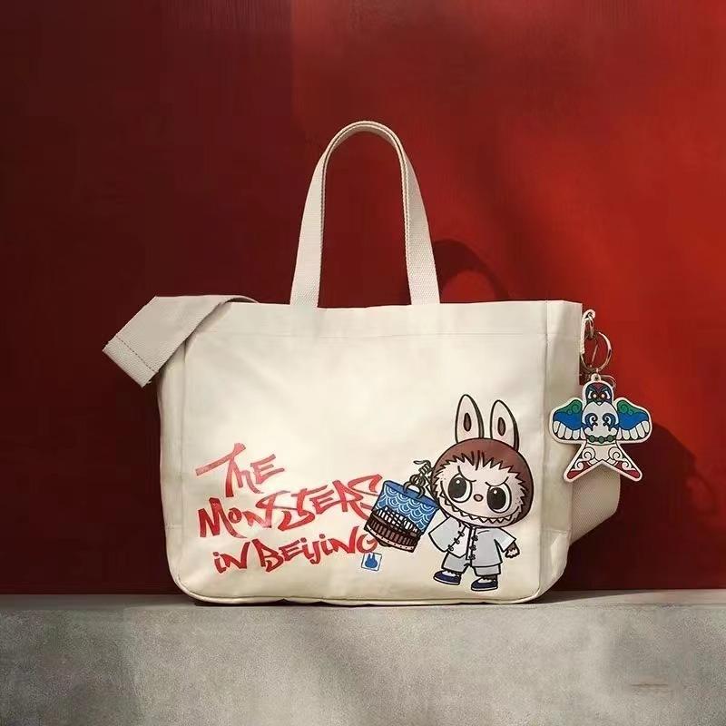 

Осень Новые Повседневные Холщовые Женские Сумки Мода Большая Вместимость Большая Сумка-Тоут Милый Мультяшный Популярный Labobo Одноплечевые Сумки Женские Сумки Кроссбоди бежевый