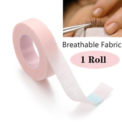 1 Roll Women's Eyelash Tape For Eyelash Extension Breathable Micropore Fabric Eyelash Extension Tape