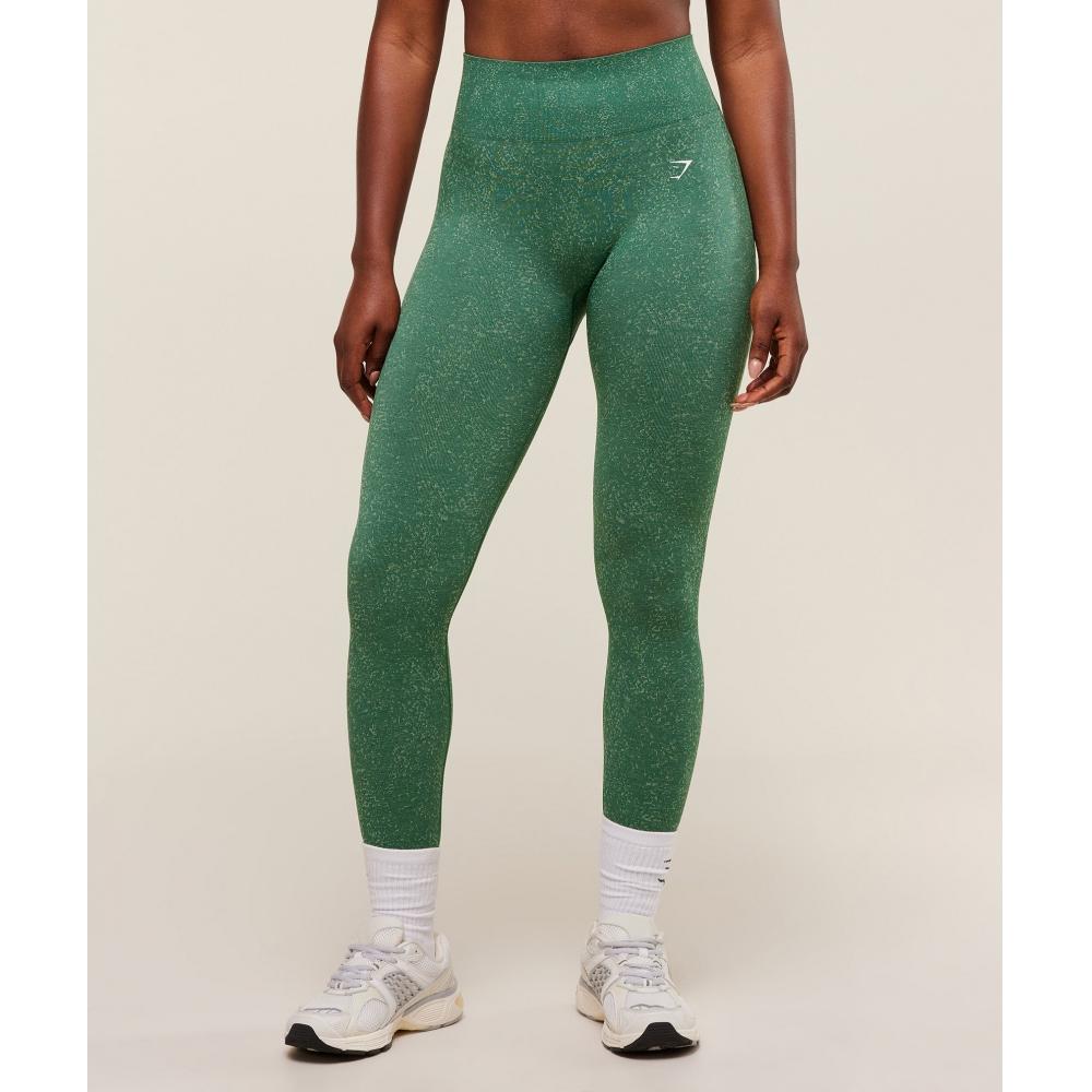 Gymshark Adapt Fleck X Whitney Seamless Leggings Lift Green Clay Green B2a1b ec8X