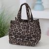 Hochwertige Lunchtasche mit Leopardenmuster, tragbare große Kapazität, Tote Bag, multifunktionale, verdickte Handtasche