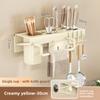 Cross-border new suction cup chopstick cartridge spatula wall-mounted kitchen knife holder multi-functional kitchen rack wholesale