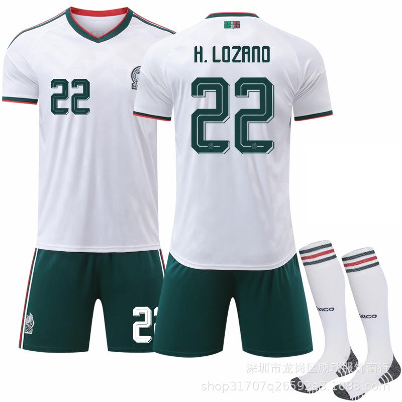 2526 Away Jerseys Sports Team Uniform Set Football Training Suit Set