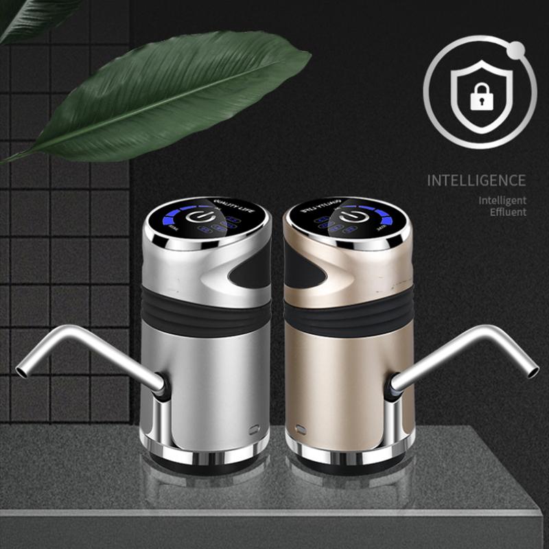 Electric Water Bottle Pump USB Charging Automatic Water Dispenser Pump Wireless Household