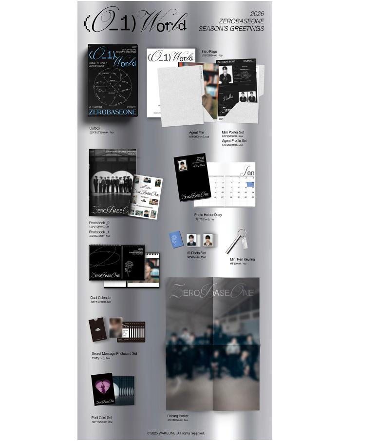 ZEROBASEONE 2026 Season’s Greetings (0_1) World Official Merch