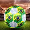 1 pz Bandiere Brasiliana e Portoghese Pallone da Calcio Calcio Taglia 5 Pallone da Calcetto Indoor alla Moda Colorato Gioco per il Cortile - Ottimo Regalo per gli Appassionati di Sport