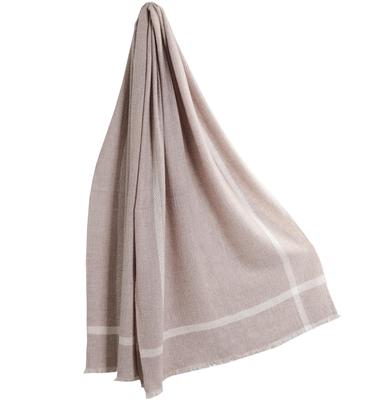 Étole Large en Cachemire Sankyo Shokai pour Femmes Corps 100% (Couverture complète) (Beige Moka)