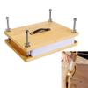 With Ergonomic Handle Book Binding Kits Bamboo Wood Book Press  for Beginners Bookbinding Supplies