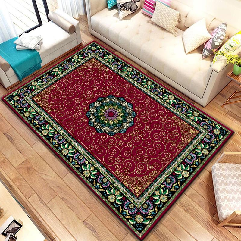 European Style Printed Pattern Non-slip Rug Baby Play Crawl Floor Yoga Mat Living Room Carpet Decoration Tapestry alfombrilla