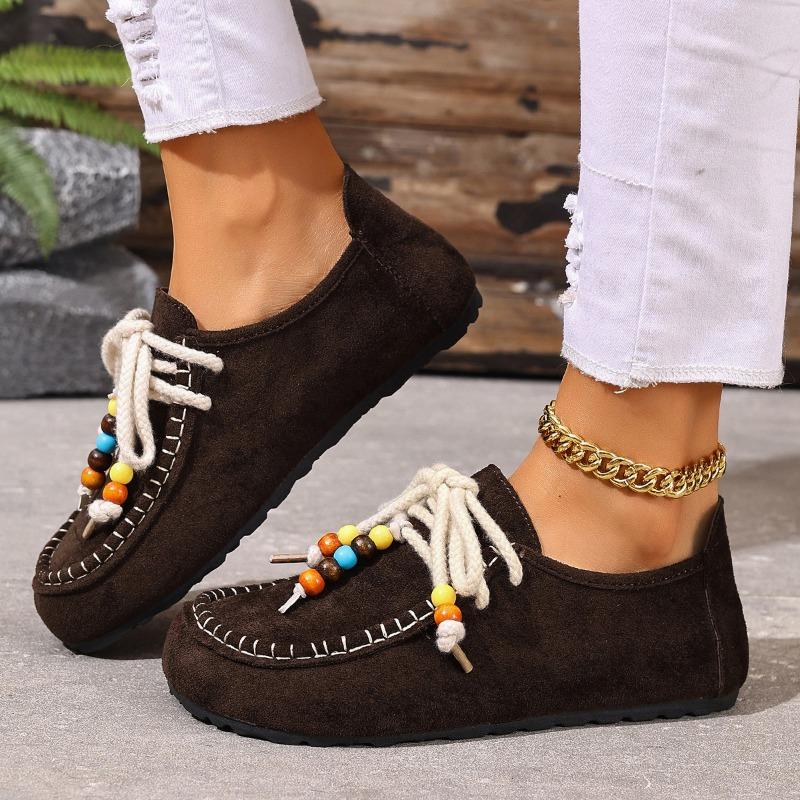 New Plus-size Women's Lazy Shoes Casual Flat Shoes on One Foot