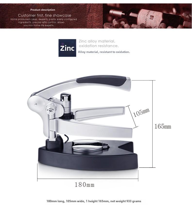 

Red wine bottle opener Red wine diamond zinc alloy wine opener opener with paper cutter