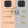 EMS Electric Muscle Stimulator Fitness Massage Abdominal Trainer Toner Body Slimming Massager Home Gym Equiment