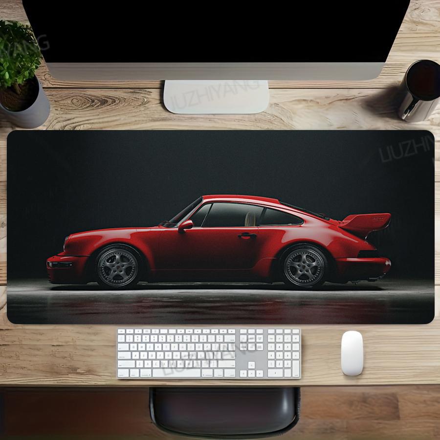 Schwarzes Auto-Mauspad für Desktop Multifunktions-XXL-Mauspad Racing Tastatur Gaming-Mauspads Büro Computer-PC Gamer Schreibtischmatte 30cmx60cm