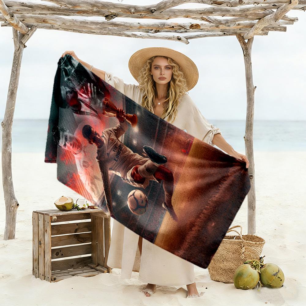 Space Exploration Dreams Beach Towel Super Soft Microfiber Quickdry Fabric Comfortable Lightweight Perfect for Traveling Yoga Camping and Swimming