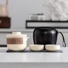 JINGRX Portable Ceramic Travel Tea Set