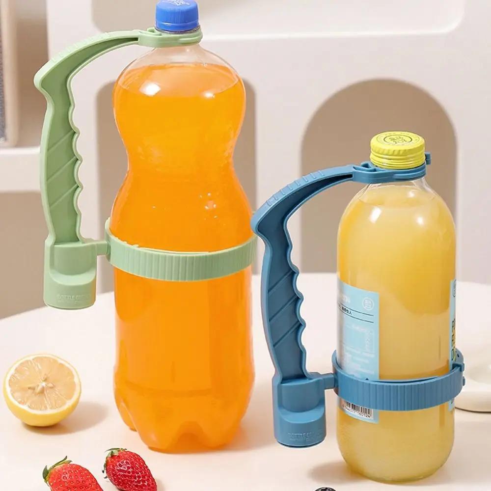 

Plastic Soda Bottle Pour Assist Handle Avoid Spills Oil Pots Handle Rack Household сірий