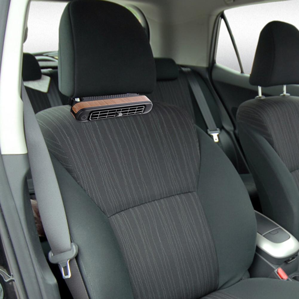 USB Car Cooling Fan for Backseat 3 Speeds Portable Car Seat Headrest Fan Electric Car Seat Fan for Mini Cars RVs Sedans