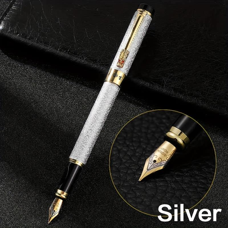 STONEGO Luxe Draak Kristal Diamant Inkt Vulpen Kantoor Zakelijke Mannen Handtekening Metalen PenGoed product