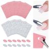 5/10Sheet Nail Cuticle Pusher Self-adhesive Sand 100#180#240# Flake File Trimming Nails Pre Polishing Sandpaper Set ManicureTool