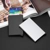 GOtarget  Credit Card Holder Solid Color Metal Bank Credit Card Package Business Case Card Box Porte Carte Bancaire