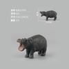 Wild Mammal Model Toy Simulation Hippo Solid Static Ornament Doll Boutique Children'S Gift