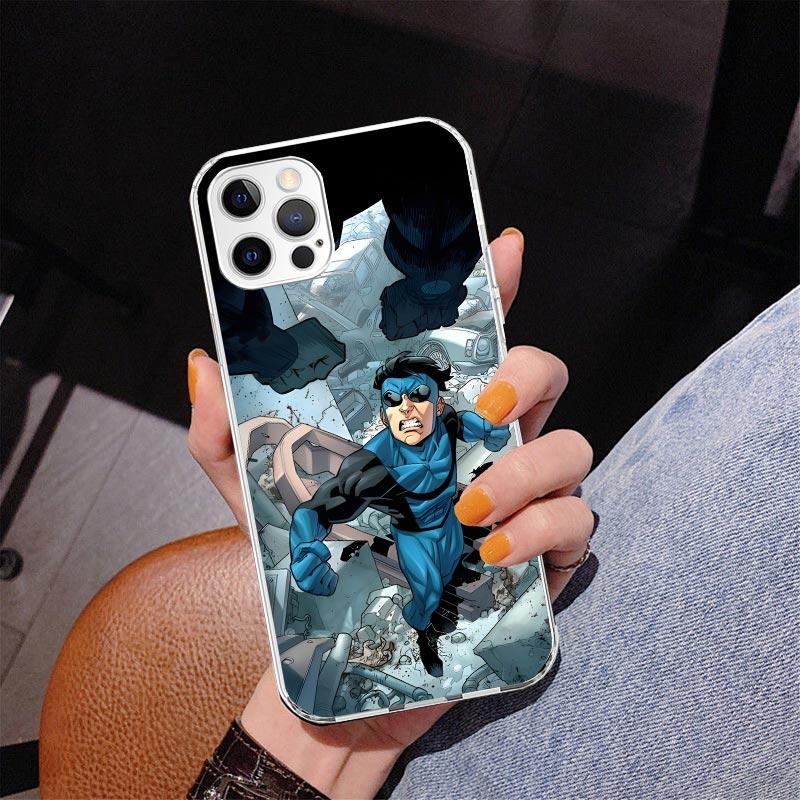 Cool I-Invincible Phone Case For iPhone 17 Air 16 Pro Max 16E 15 + 14 Plus 11 12 13 Mini 7 8 SE Gift Print Cover Fundas