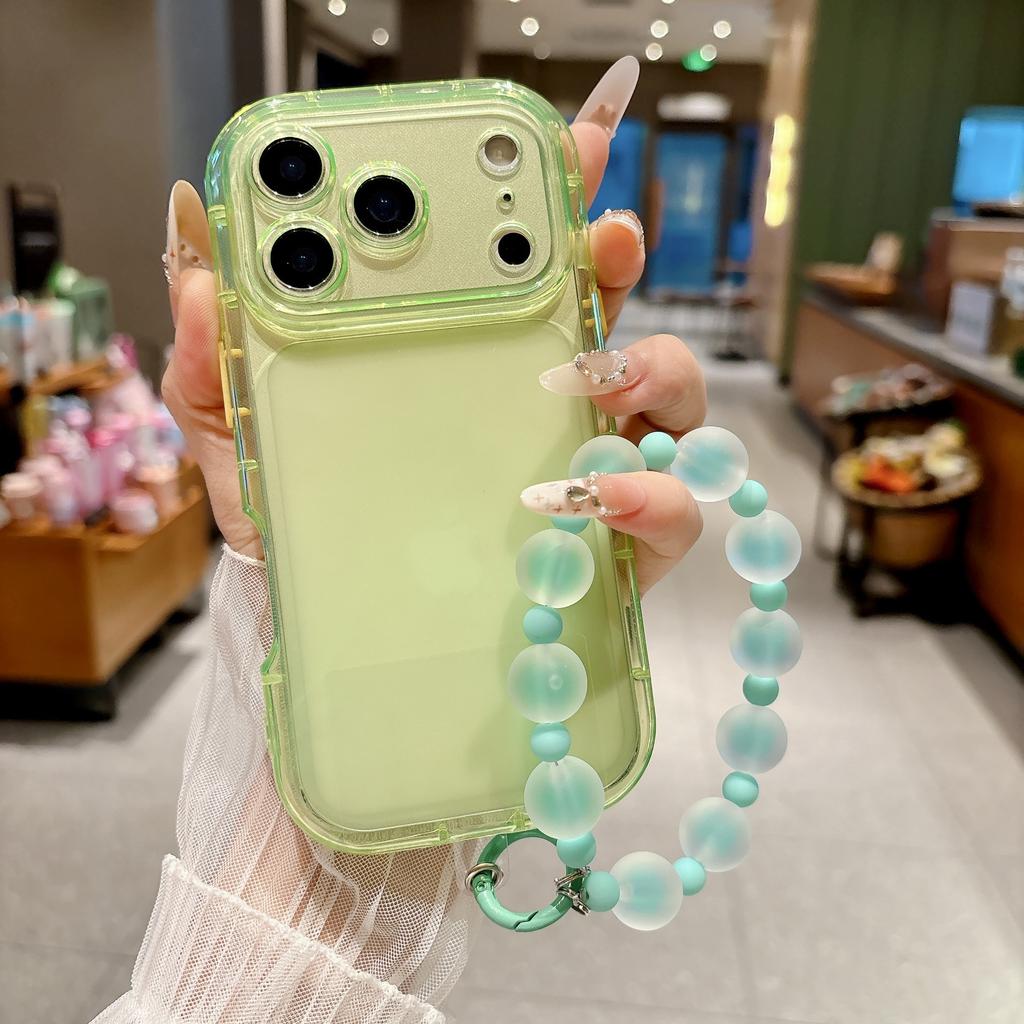 Ice fog little fat girl is suitable for iPhone11Promax mobile phone case Apple 11 anti-drop all-inclusive 11 with bracelet soft case