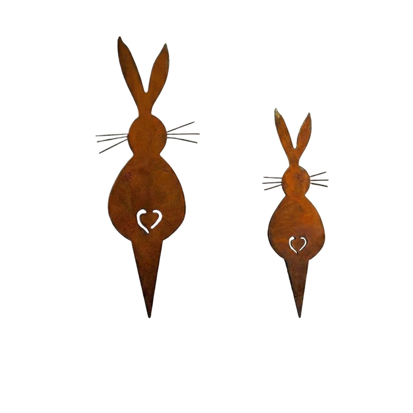 

Easter Ironwork -colored -figurine, Easter Heart Garden Decoration, Garden Horticultural Craft Item One Size