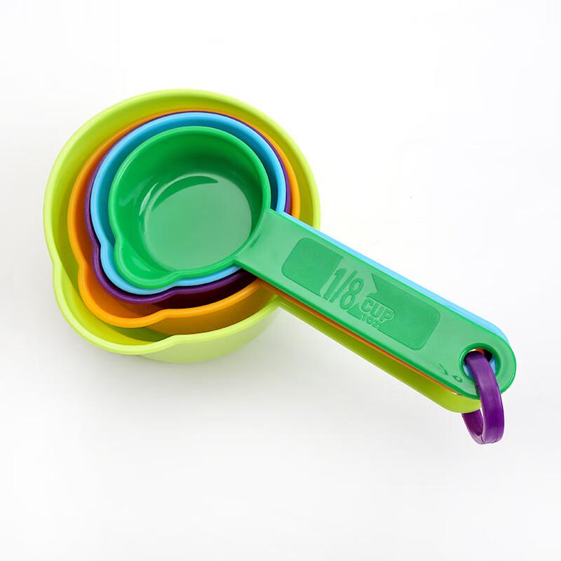 Set di Misurini da Forno in Plastica Colorati