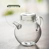 Handmade Transparent Borosilicate Glass Teapot with Filter - Mini Kung Fu Tea Set