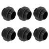 Dracaena.io 6-Pack G14 Inch Screw, Male-to-Male Mini Extender Fittings with Tightening O-Rings, Copper Compression Fittings for Computer Water