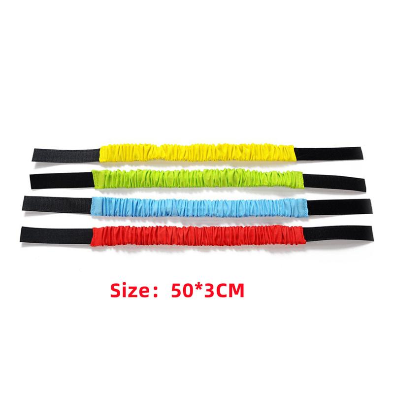 2 Person 3 Foot Group Toy Elastic Bandage Multi Person Outdoor Sports Feet Binding Rope Props Parent-Child Game Elastic Bandage