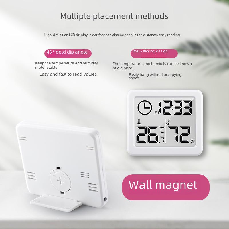 Pandun 1cm Thin Digital Indoor Thermometer & Hygrometer for Smart Homes