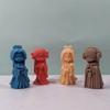Girl Ornament Silicone Mold Resin Mold Fondant Candle Making Desktop Decoration