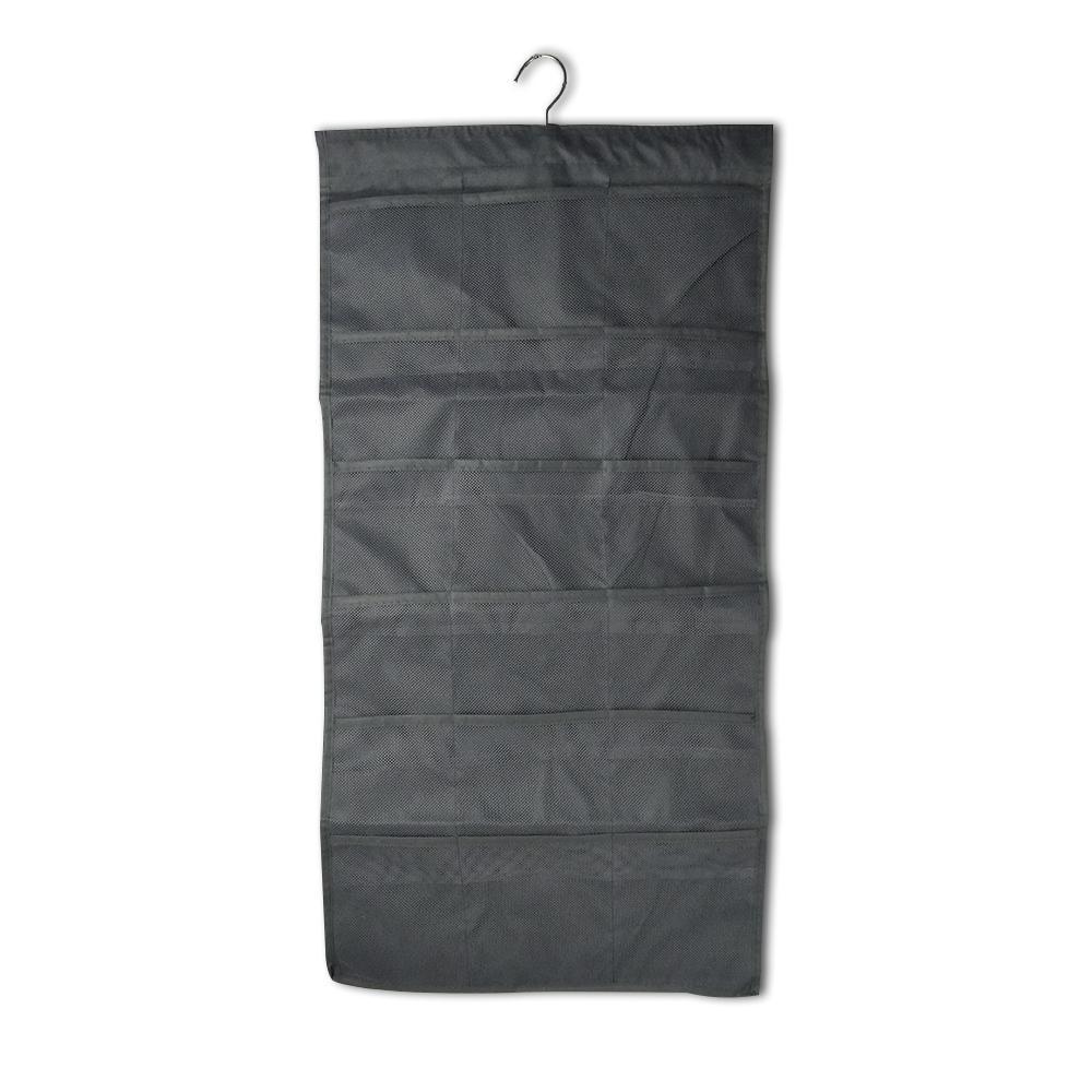 

Карманы, подвесная сумка, носки, бюстгальтер, вешалка для нижнего белья, прозрачная сетка, ткань Оксфорд, двухсторонняя подвесная сумка, сумка-органайзер для хранения серый