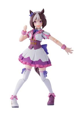 TAMASHII NATIONS Figurine mobile peinte SHFiguarts 130 mm de la semaine spéciale Pretty Derby d'Uma Musume environ. PVC et ABS