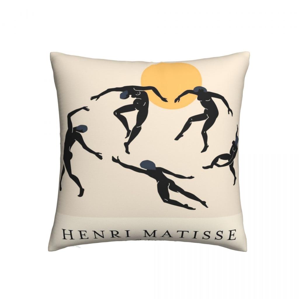 Aesthetic Abstract Matisse Poster Pillow Case Nordic Cushions for Sofa Line Face Coral Leaves Art Pillowcover Home Decor