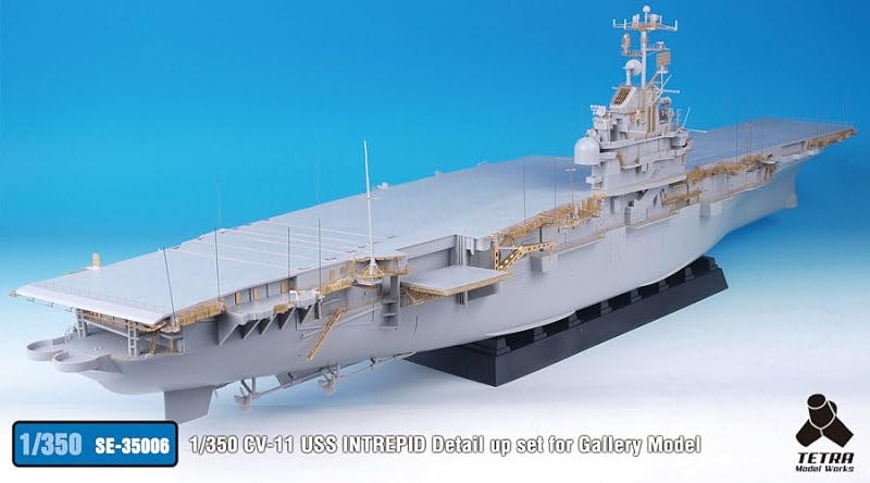 Tetra Model 1/350 SE Series US Aircraft Carrier Intrepid (GAMO) Plastic Model Parts SE3506