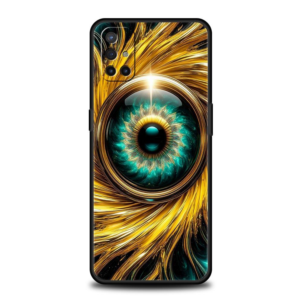 Phone Case For Oneplus 13R 13 12 10T 11 R10 Nord N100 N200 N10 9 9R CE 2 3 Z Pro Lite 5G Soft TPU Cover Fashion Eyelashes Eyes
