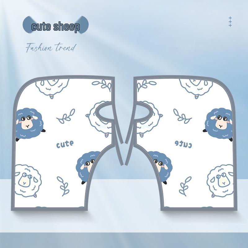 Electric Scooter & Motorcycle Sunshade Gloves: Breathable, Waterproof, All-Season Handlebar Covers.