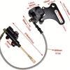 15MM Hydraulic Rear Disc Brake Caliper with Master Cylinder & Brake Pads Brake System Fit 125cc -160cc  PIT Bike Trail Bike Dirt