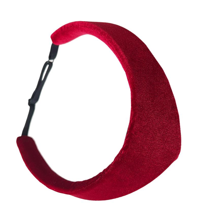

Ретро бархатная повязка на голову для женщин, девочек, детей, мягкий нескользящий аксессуар для волос для повседневной носки, вечеринок, мероприятий красный
