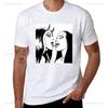 Sexy Bad Nun Lesbian Kiss Nun Bondage Satanic BDSM Cotton TShirt Funny Customs Harajuku Shortsleev Graphic Printed Tshirt