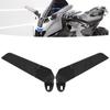 2pcs Motorcycle Rearview Mirror Adjustable Rotating Wind Wing Mirror Replacement for Ninja 250 300 H2 H4