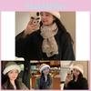 Plush Knit Warm Hat For Women Cozy Winter Beanie With Ear Protection